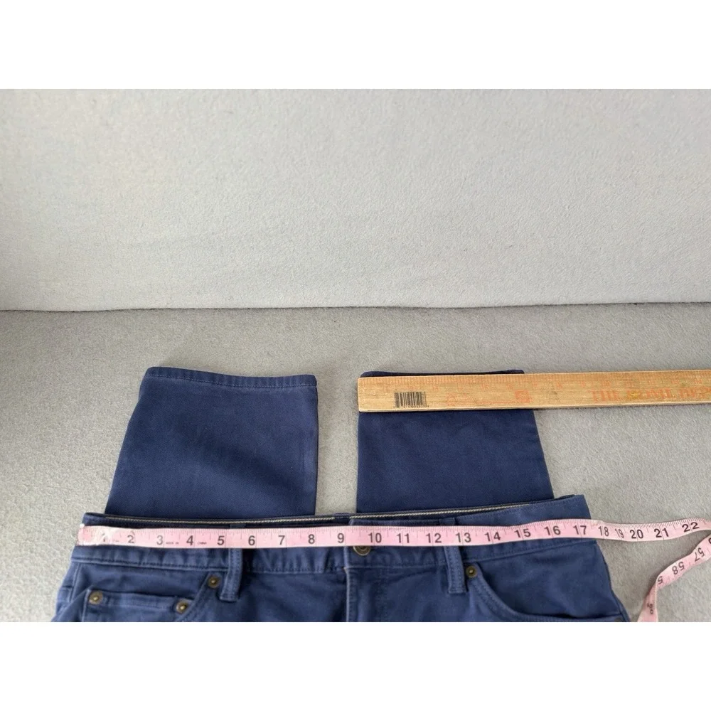 Banana Republic Slim Traveler Pants Mens 34x30 Slate Blue Stretch Office
